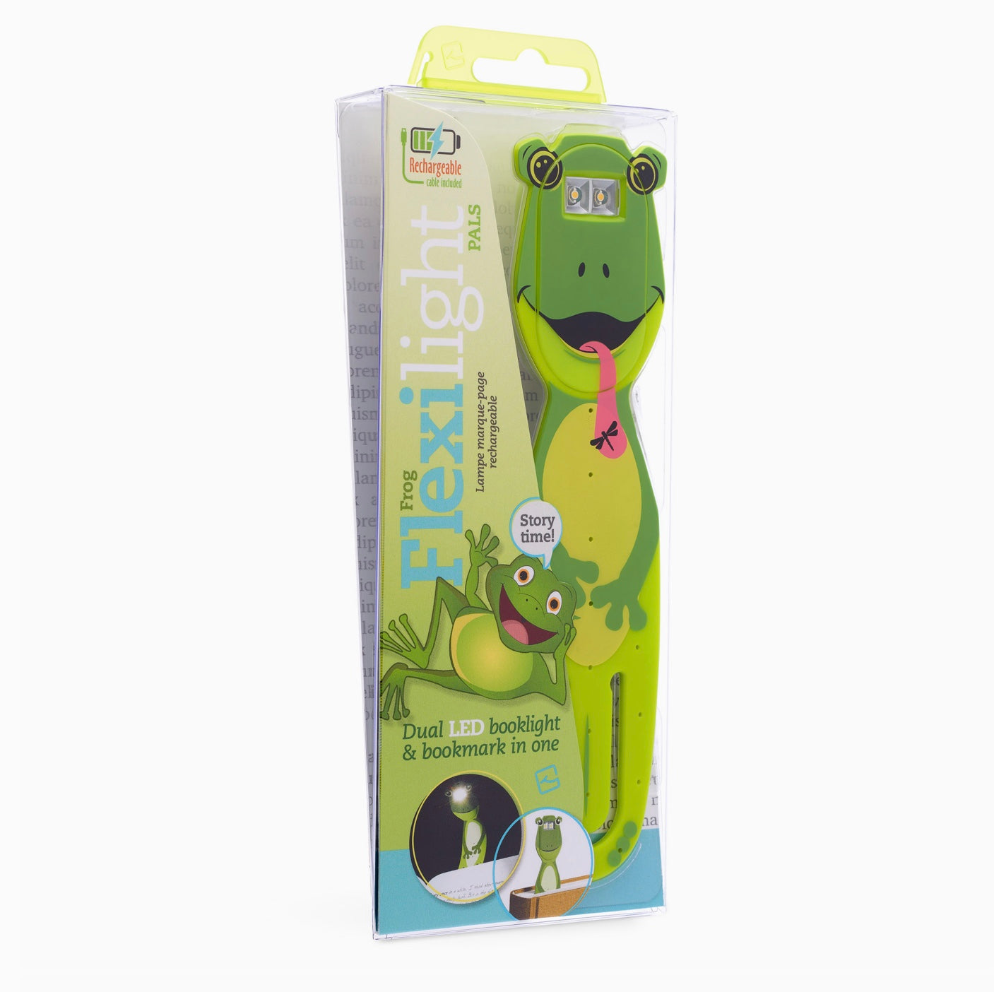 Frog Flexilight Rechargeable Led 2 in 1 Book Light/Bookmark