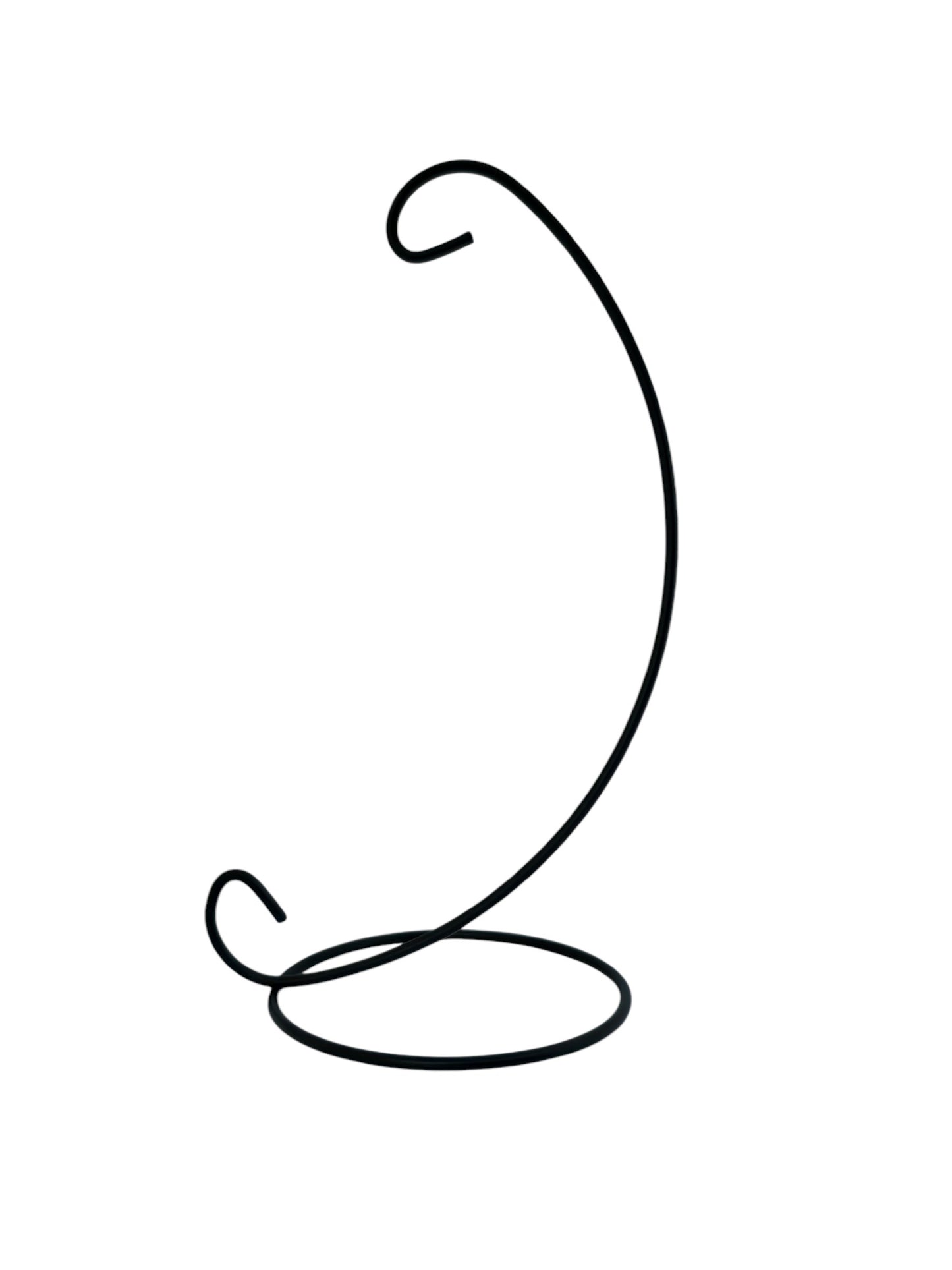 Metal Ornament and Lantern Display Stand – Black