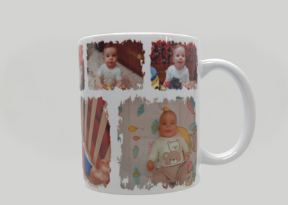 Custom Personalised Photo Collage Mug