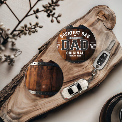 Greatest Dad  - Father's Day Car Coasters
