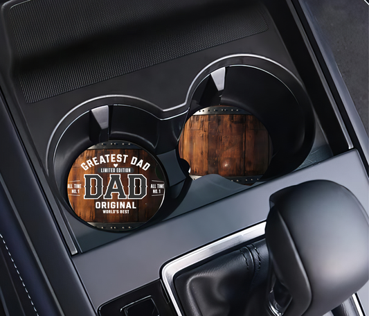 Greatest Dad  - Father's Day Car Coasters