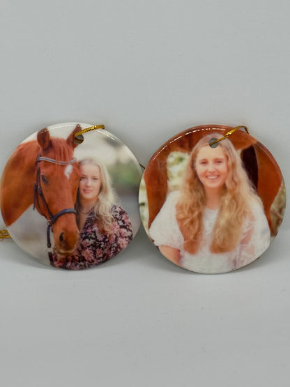 Personalised Photo Hanging Ornament
