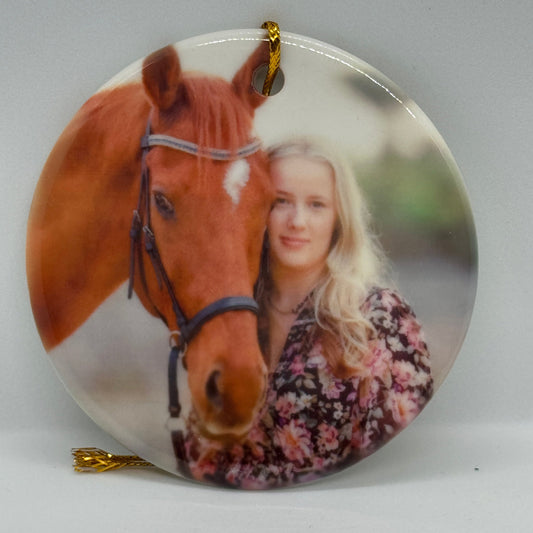 Personalised Photo Hanging Ornament