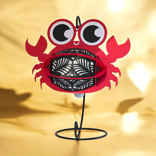 Hermit Crab and Crab 3D Shadow Box LED Light Up Lantern