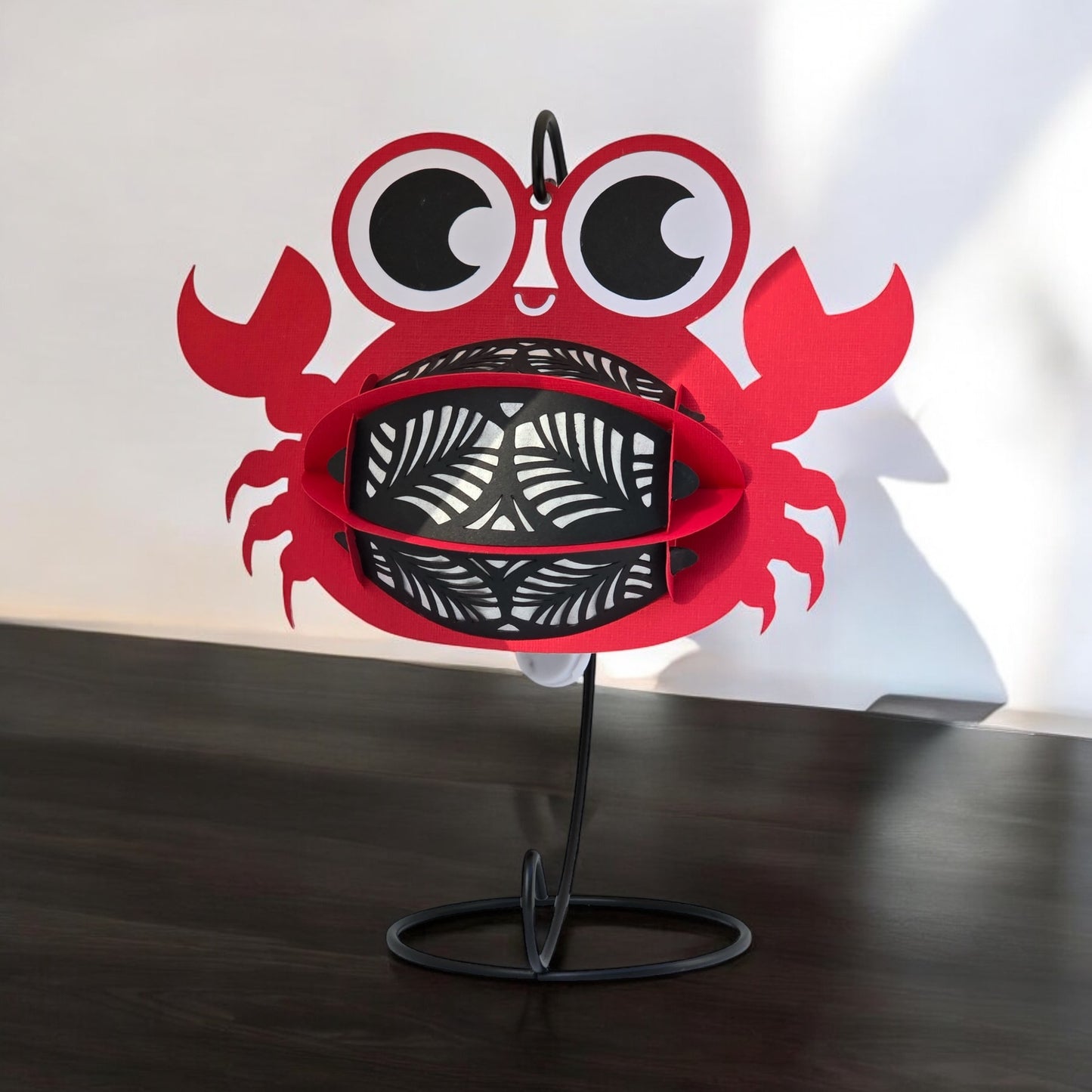 Hermit Crab and Crab 3D Shadow Box LED Light Up Lantern