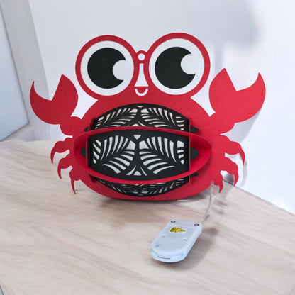 Hermit Crab and Crab 3D Shadow Box LED Light Up Lantern