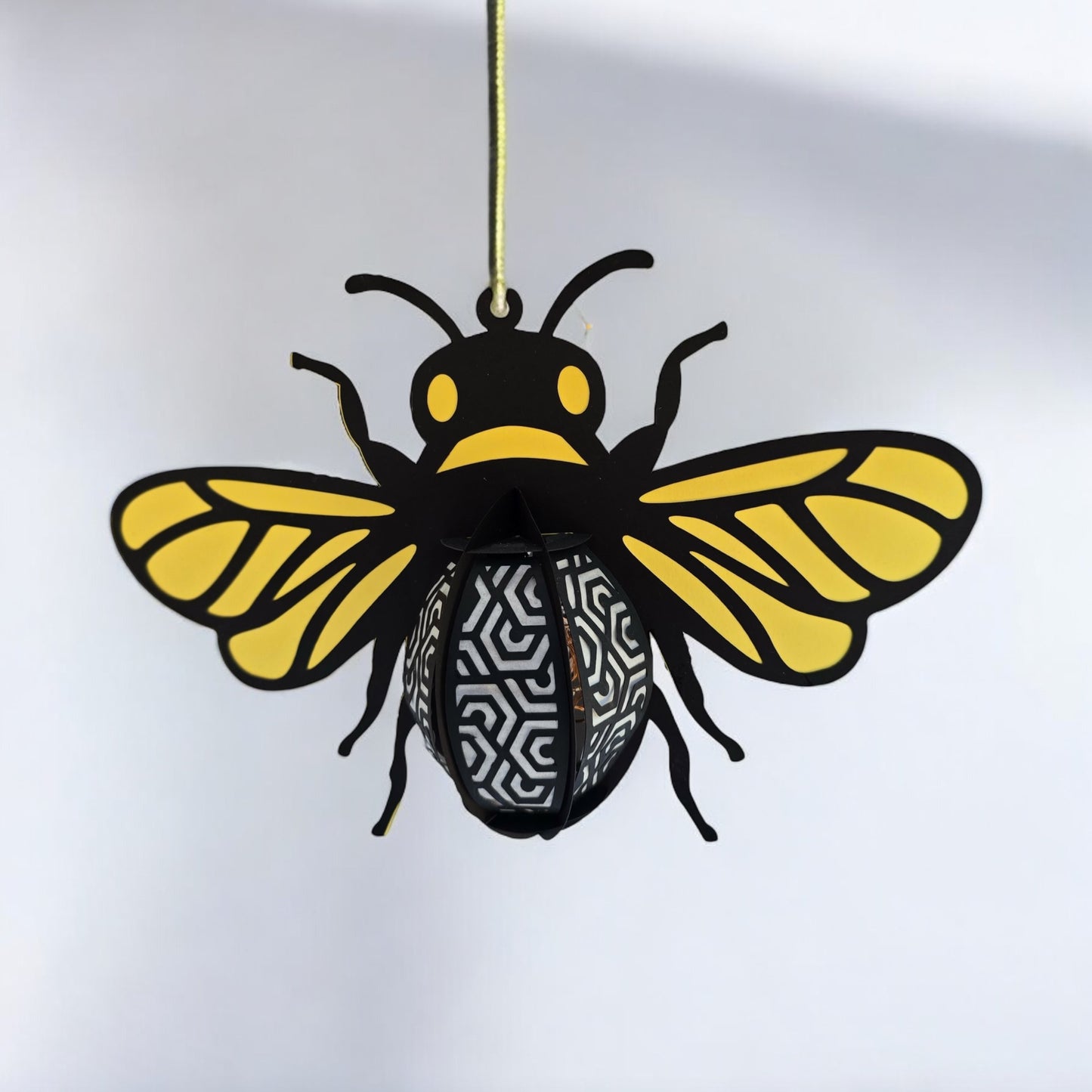Beetle, Bee and Insect 3D Shadow Box LED Light Up Lantern