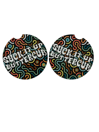Suck It Up Buttercup – Funny Car Coasters