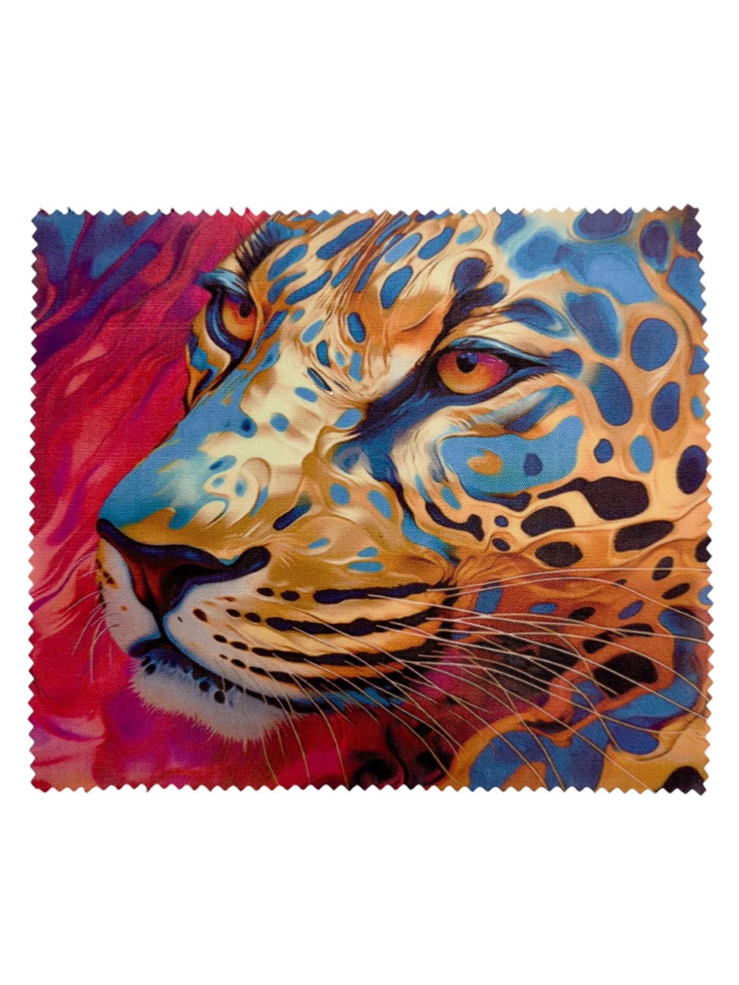Leopard Glasses and Lens Cleaning Cloth