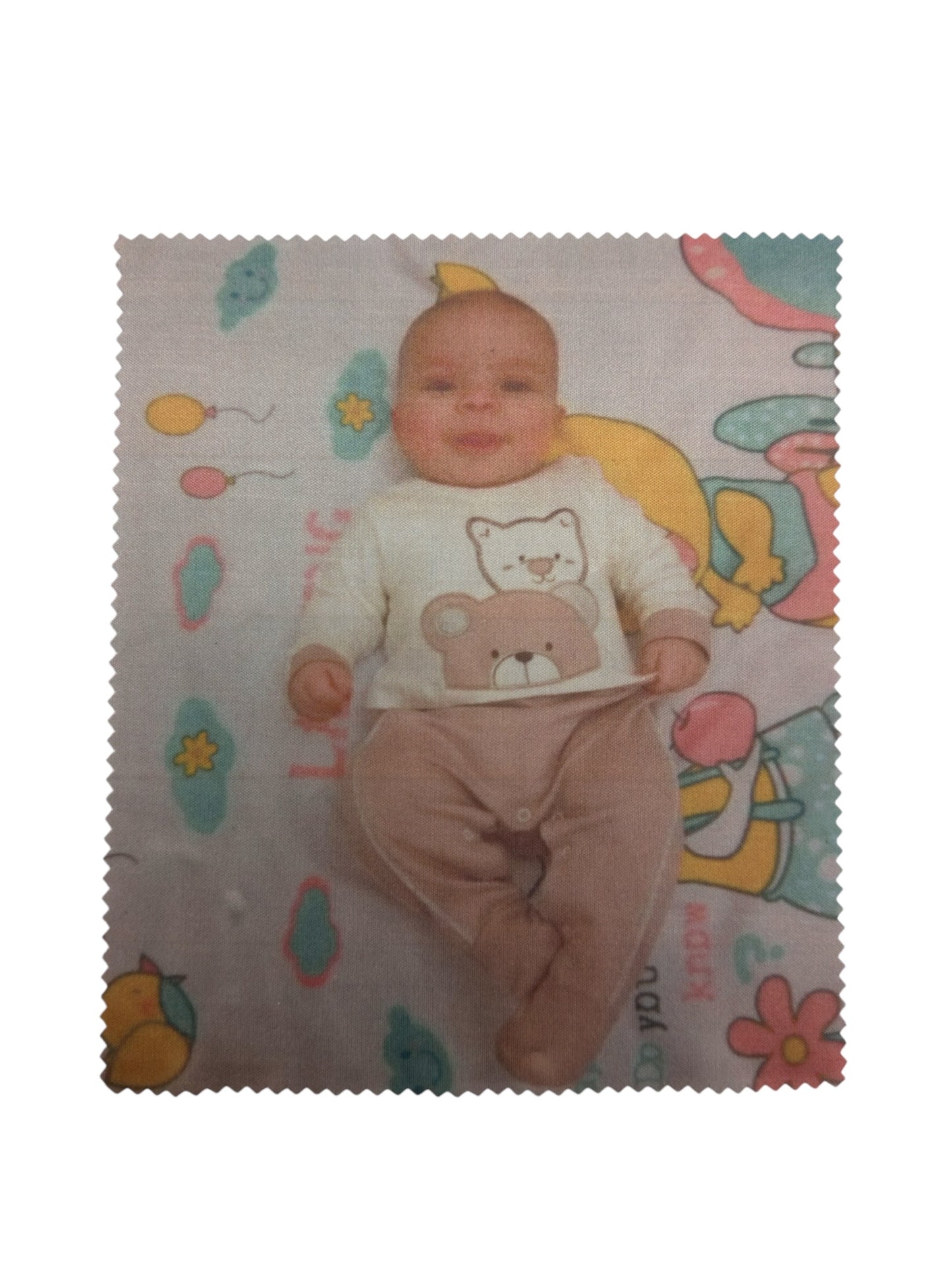 Personalised Photo Glasses and Lens Cleaning Cloth - Add Your Own Photo