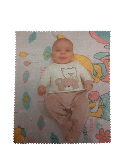 Personalised Photo Glasses and Lens Cleaning Cloth - Add Your Own Photo
