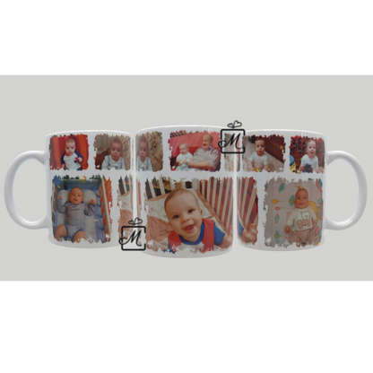 Custom Personalised Photo Collage Mug