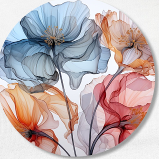 3D Floral Coasters