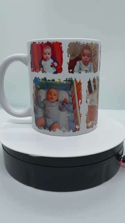 Custom Personalised Photo Collage Mug